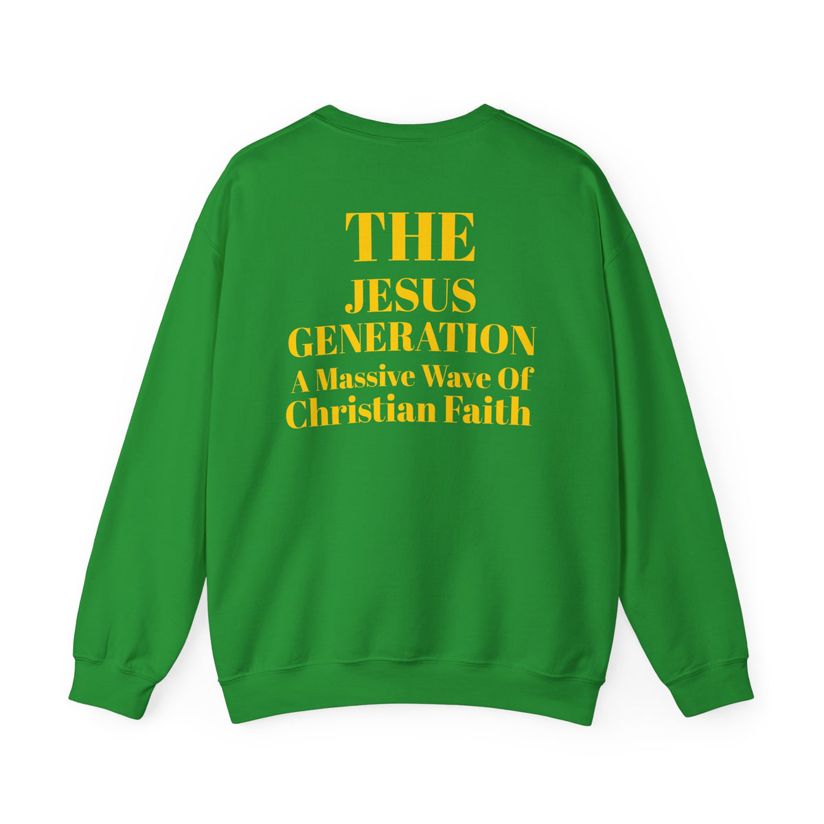 Revival Crewneck Sweatshirt — "The Jesus Generation" Christian Faith Pullover