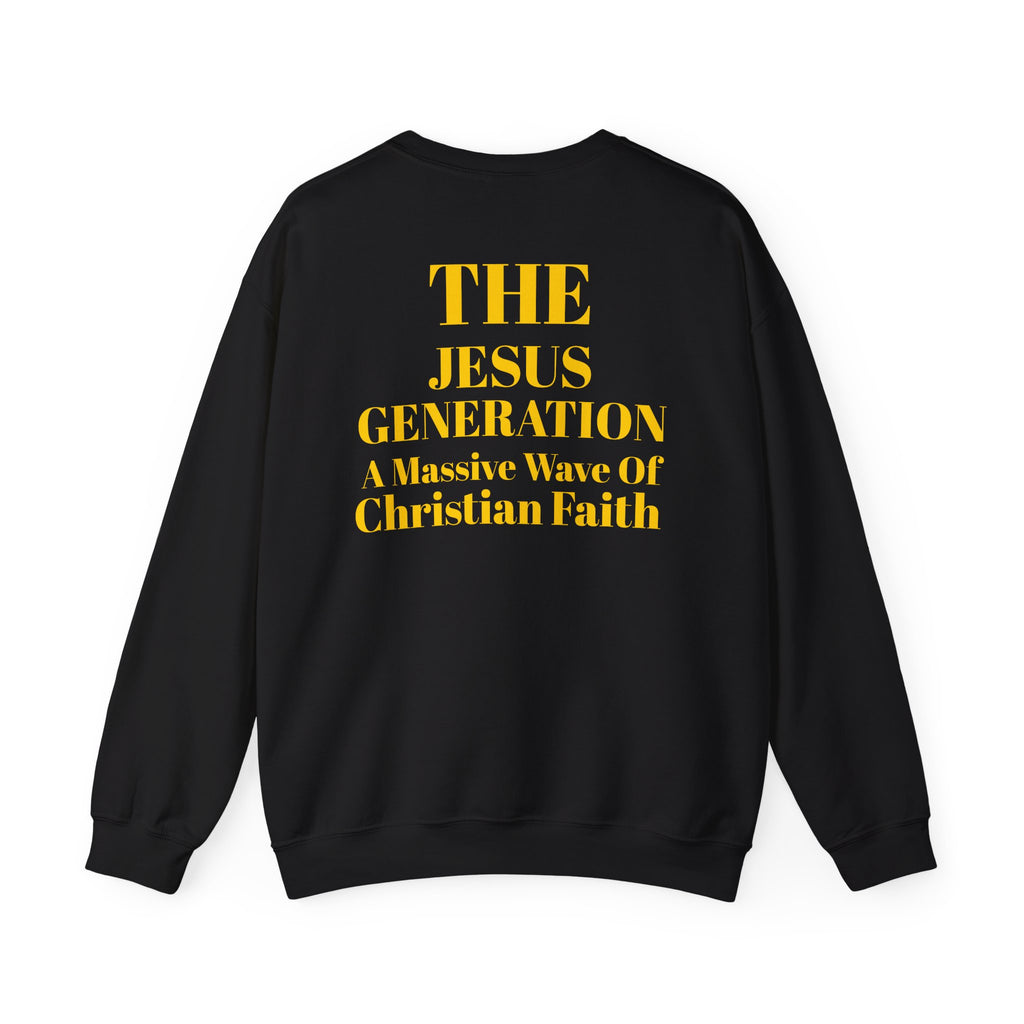 Revival Crewneck Sweatshirt — "The Jesus Generation" Christian Faith Pullover