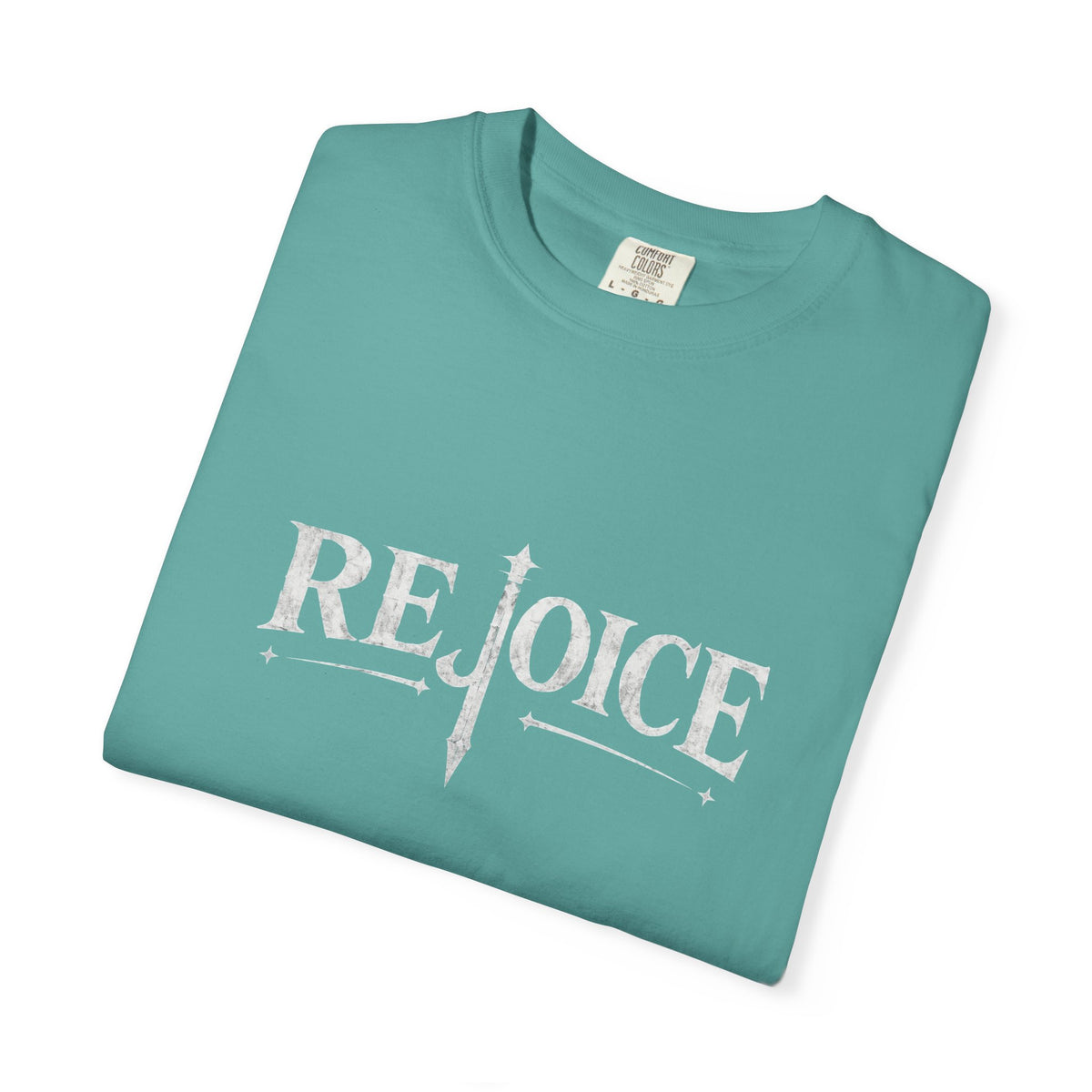 Rejoice Christian T-Shirt — "Jesus Crushes the Serpent" Graphic Tee