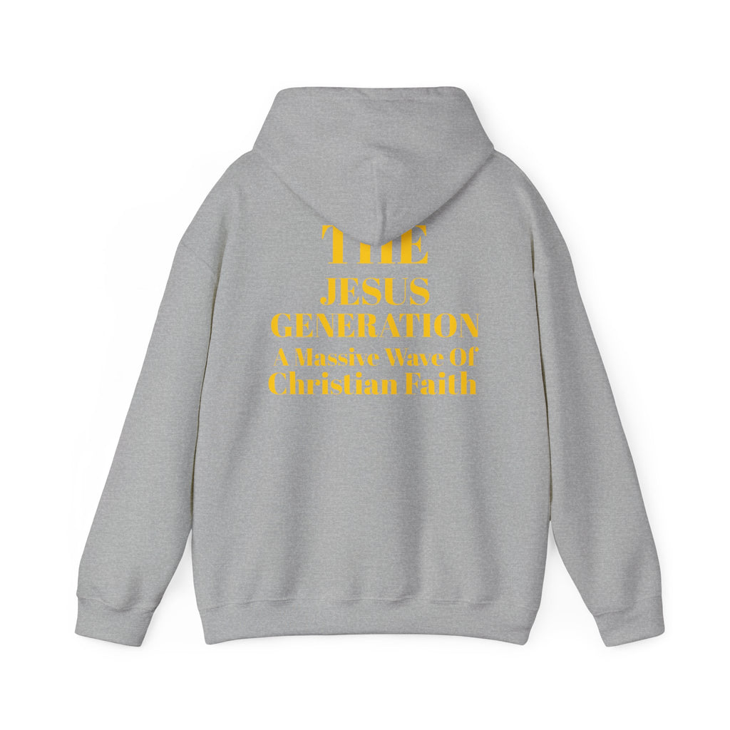 Revival Hoodie — Minimal Gold Text Pullover