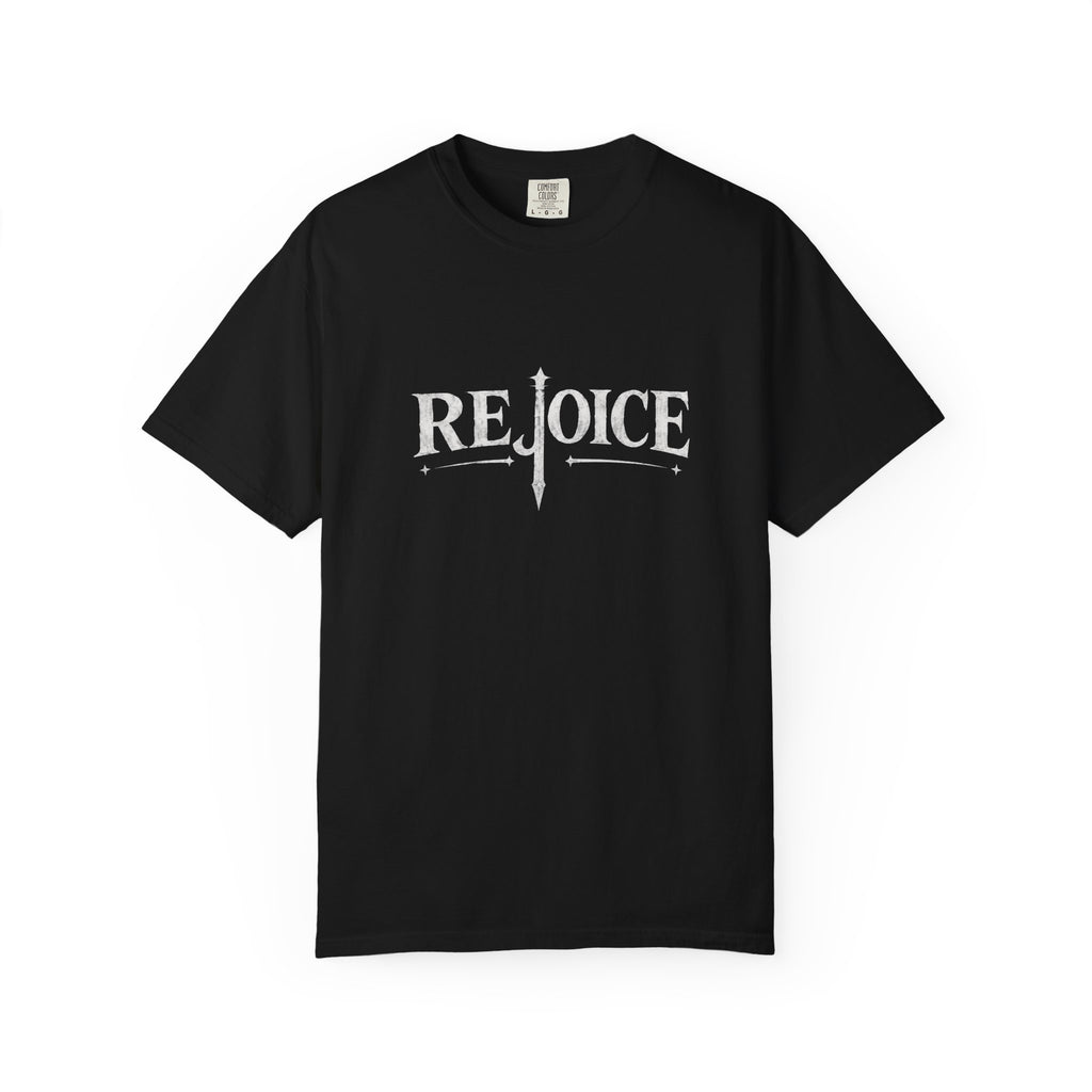 Rejoice Christian T-Shirt — "Jesus Crushes the Serpent" Graphic Tee