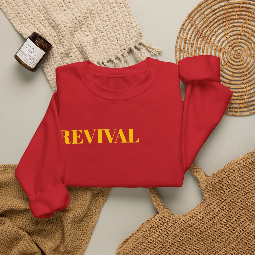 Revival Crewneck Sweatshirt — "The Jesus Generation" Christian Faith Pullover