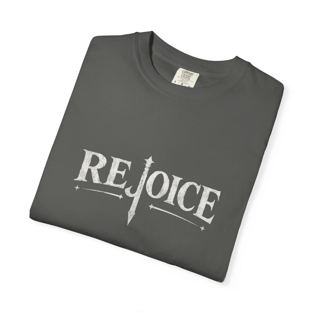 Rejoice Christian T-Shirt — "Jesus Crushes the Serpent" Graphic Tee