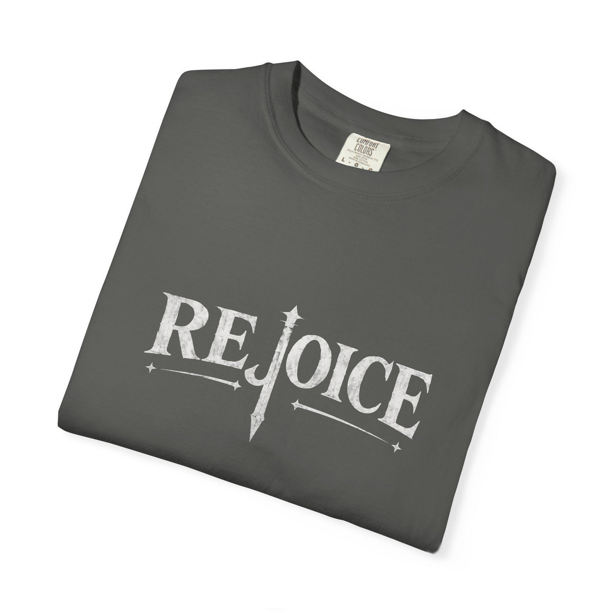 Rejoice Christian T-Shirt — "Jesus Crushes the Serpent" Graphic Tee