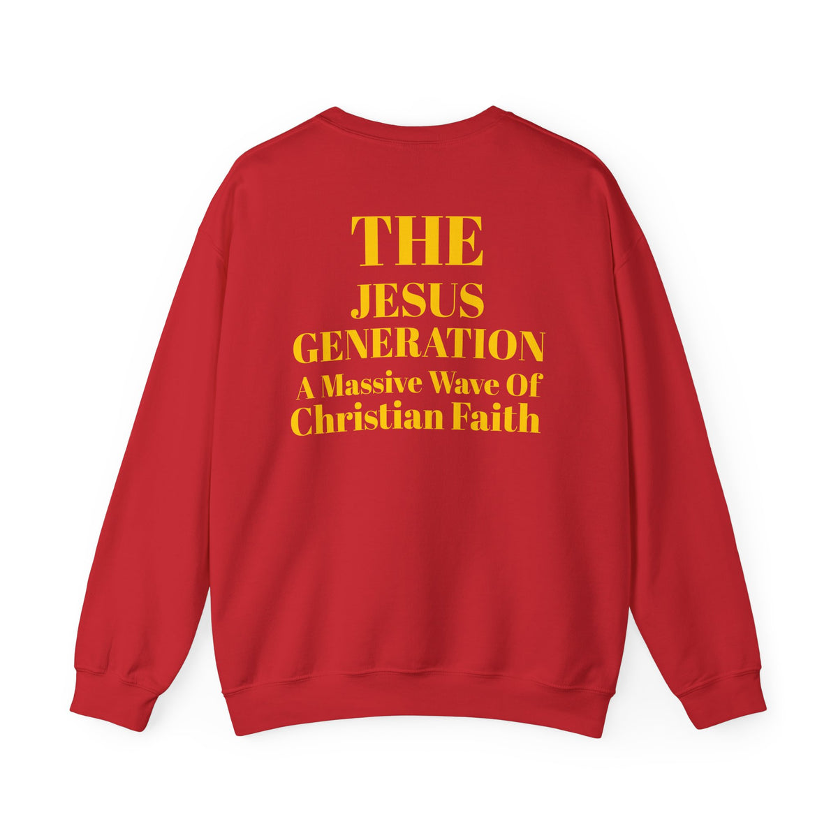 Revival Crewneck Sweatshirt — "The Jesus Generation" Christian Faith Pullover