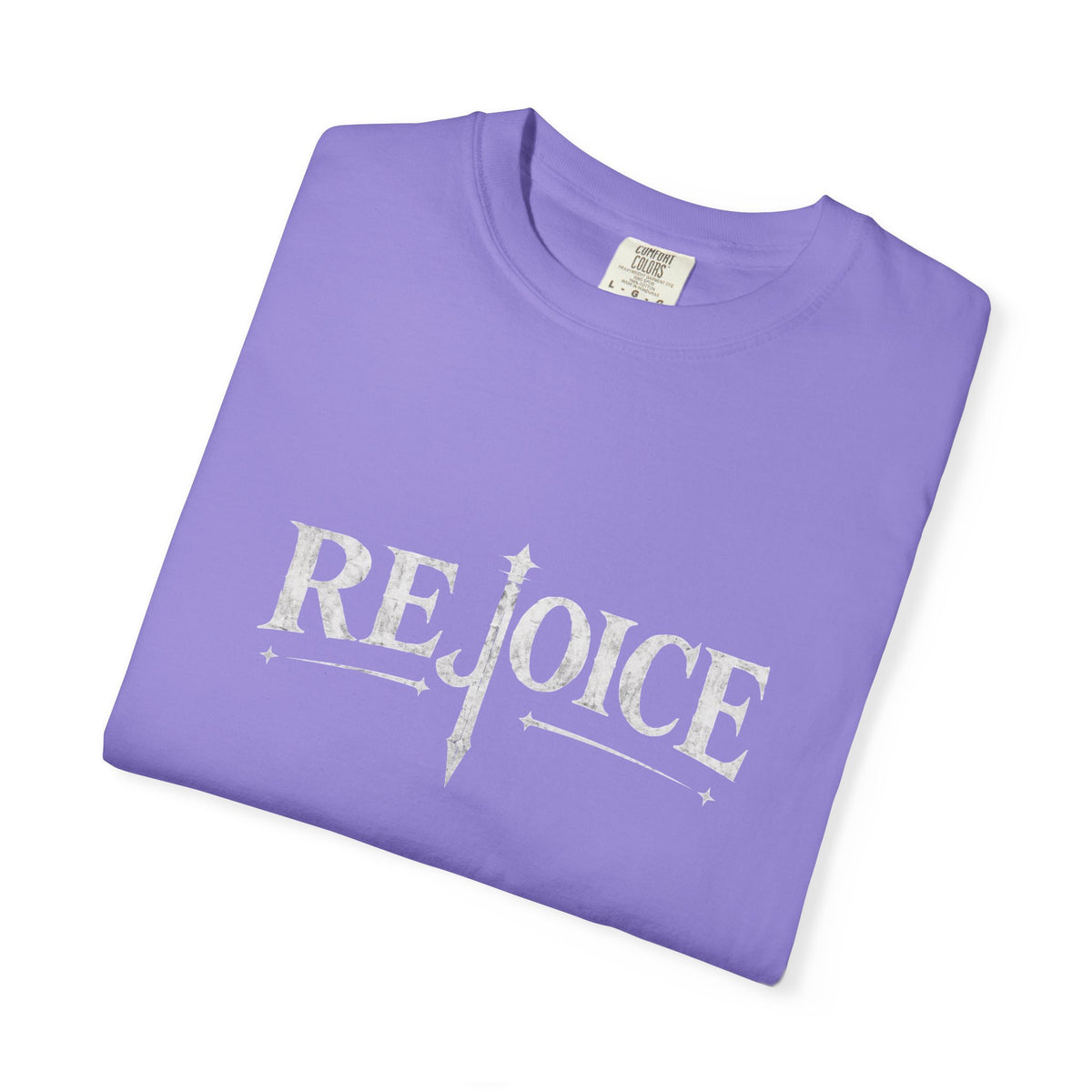 Rejoice Christian T-Shirt — "Jesus Crushes the Serpent" Graphic Tee