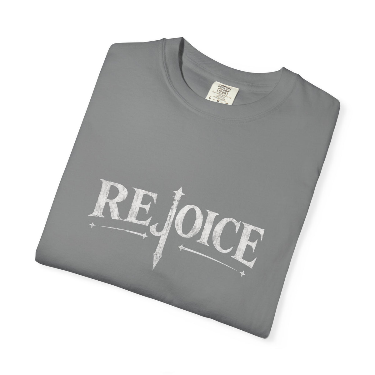 Rejoice Christian T-Shirt — "Jesus Crushes the Serpent" Graphic Tee