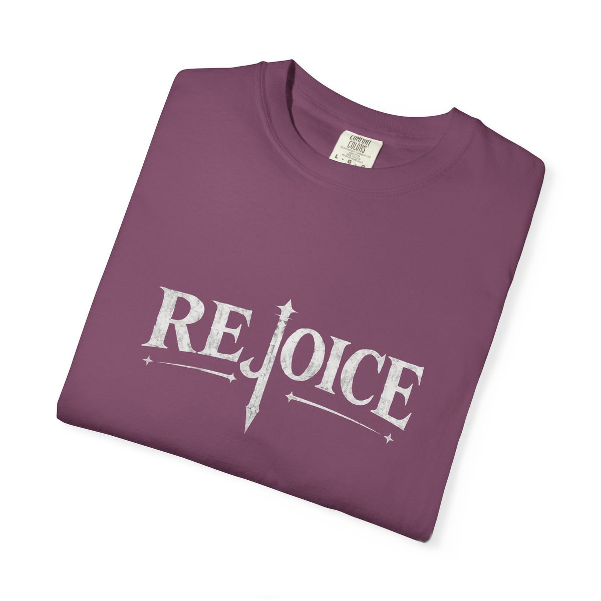 Rejoice Christian T-Shirt — "Jesus Crushes the Serpent" Graphic Tee