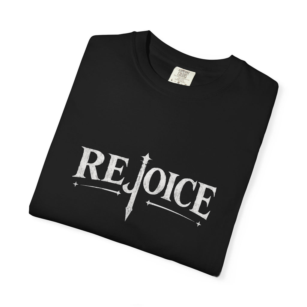 Rejoice Christian T-Shirt — "Jesus Crushes the Serpent" Graphic Tee