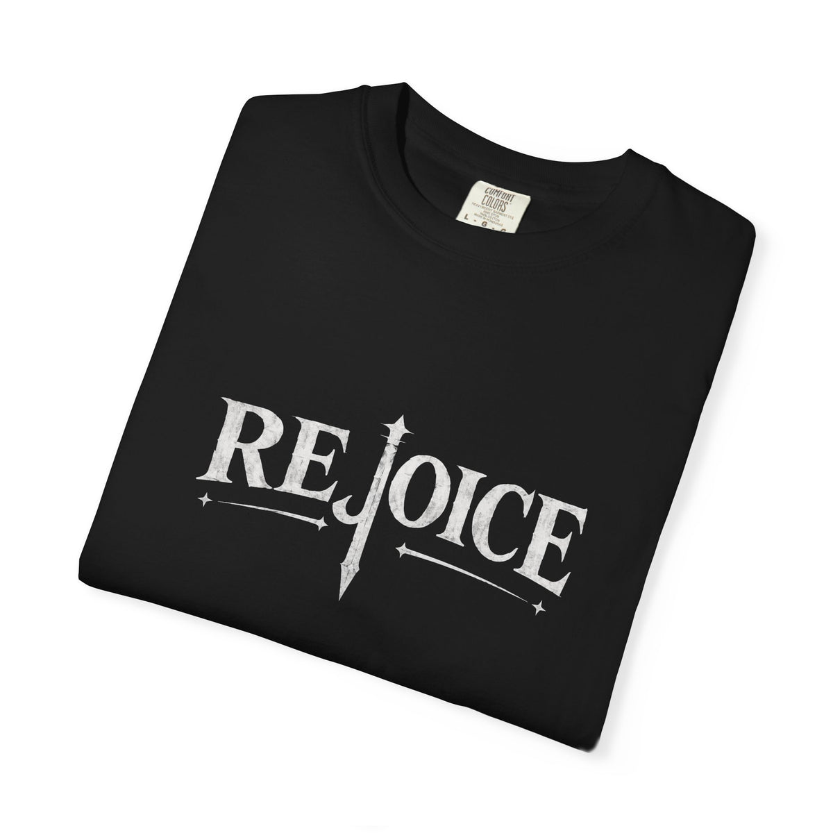 Rejoice Christian T-Shirt — "Jesus Crushes the Serpent" Graphic Tee