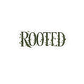 Rooted Vinyl Sticker — Botanical 'ROOTED' Kiss-Cut Decal for Laptops, Water Bottles & Windows