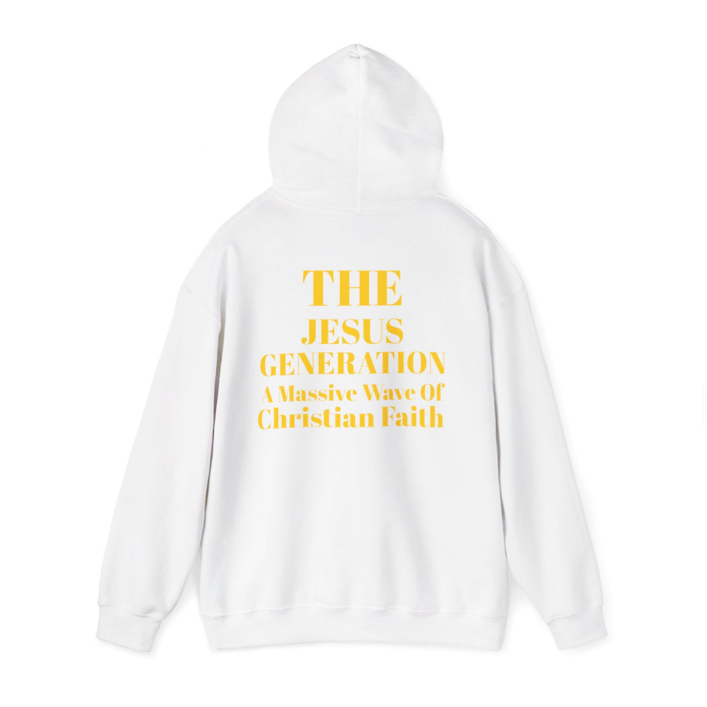 Revival Hoodie — Minimal Gold Text Pullover