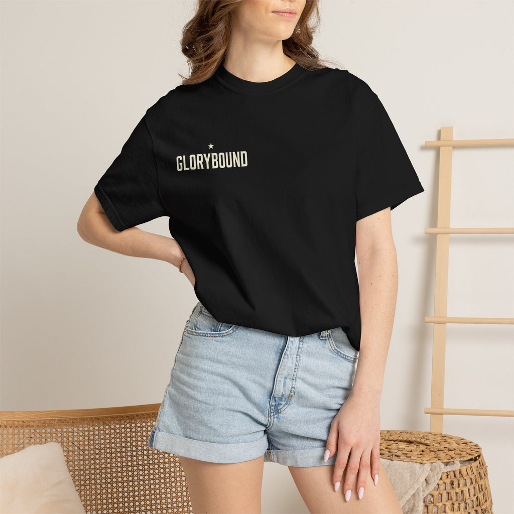 Glorybound Logo T-Shirt — Faith-Based Vintage Crew Tee