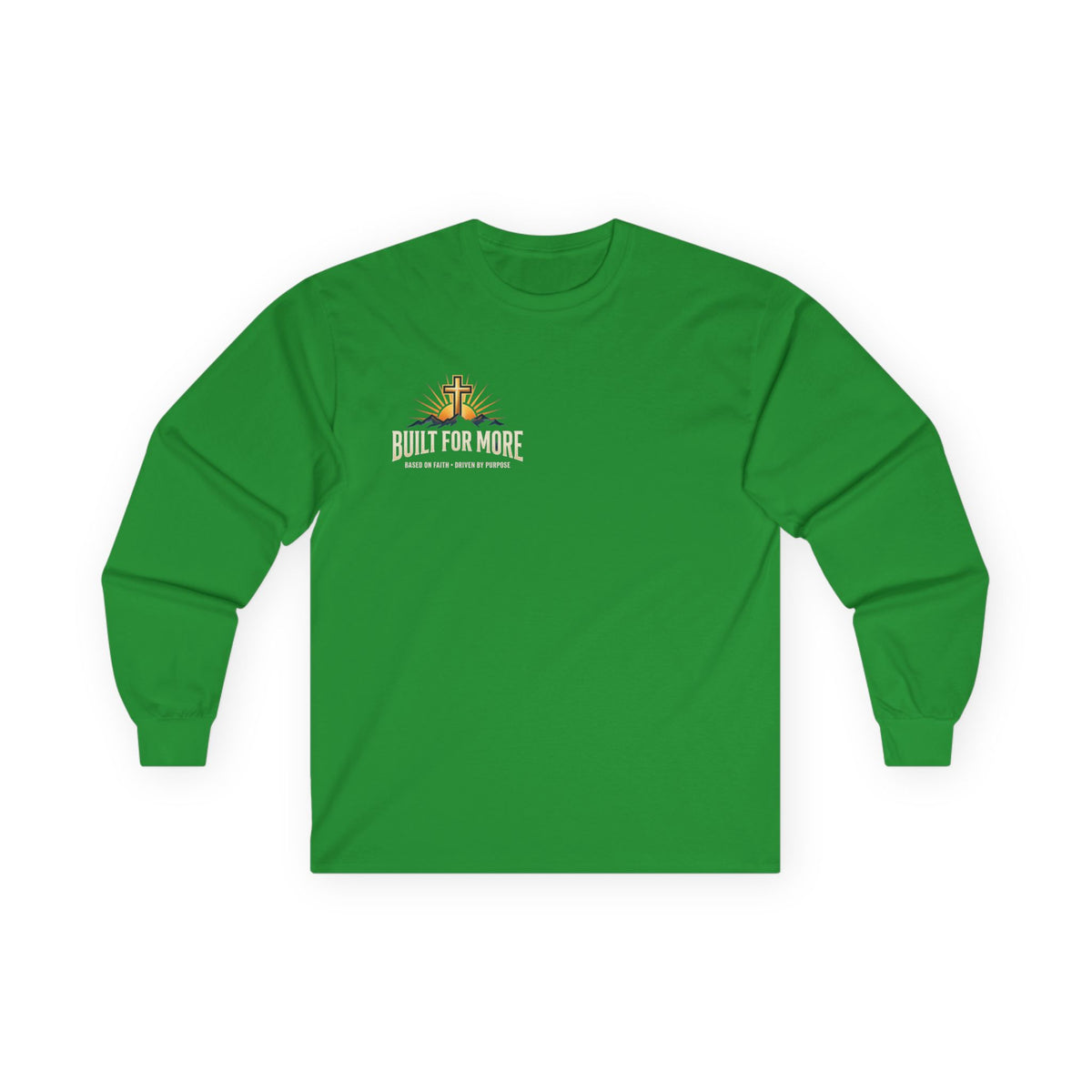 Built for More Long Sleeve Tee — Ephesians 2:10 Christian Long Sleeve