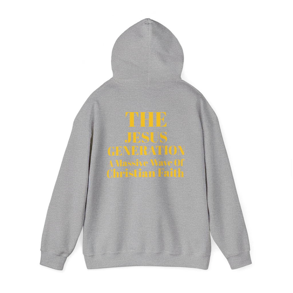 Revival Hoodie — Minimal Gold Text Pullover