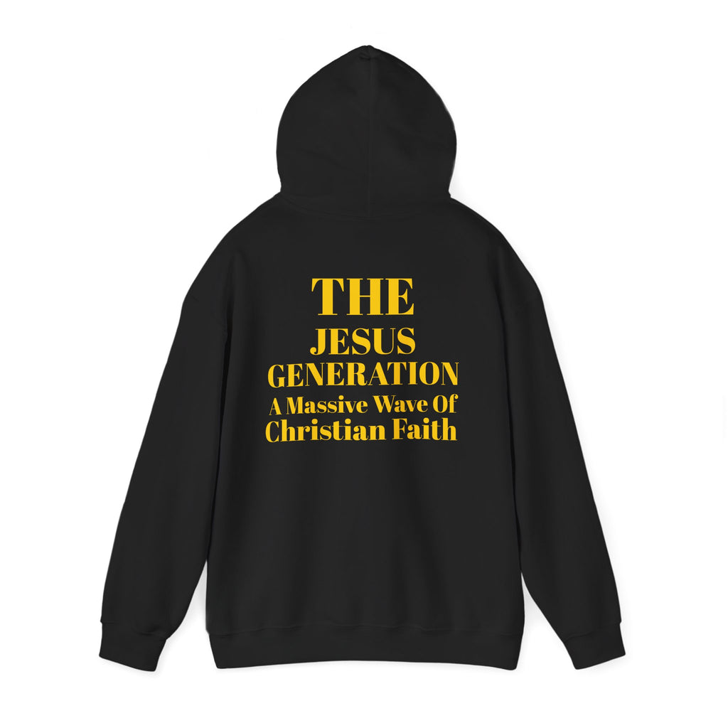 Revival Hoodie — Minimal Gold Text Pullover