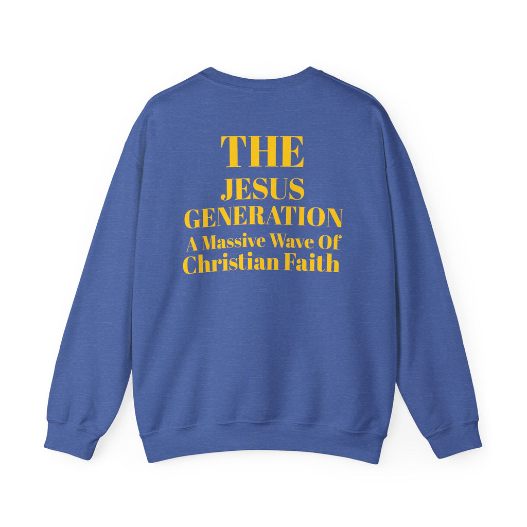 Revival Crewneck Sweatshirt — "The Jesus Generation" Christian Faith Pullover