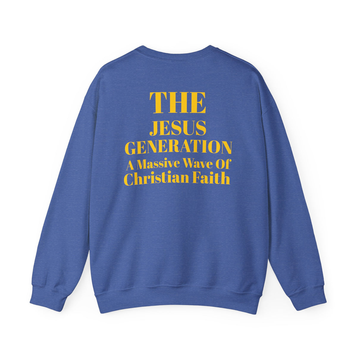Revival Crewneck Sweatshirt — "The Jesus Generation" Christian Faith Pullover