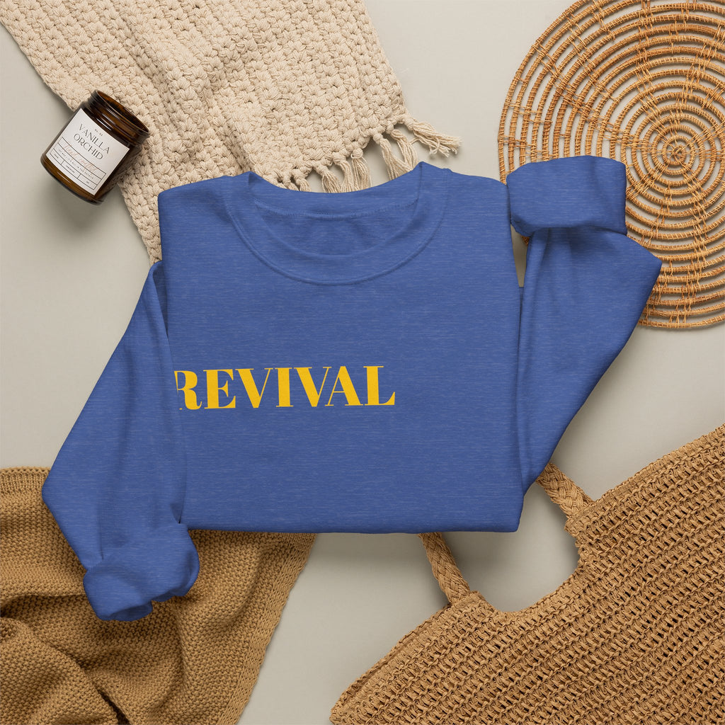 Revival Crewneck Sweatshirt — "The Jesus Generation" Christian Faith Pullover