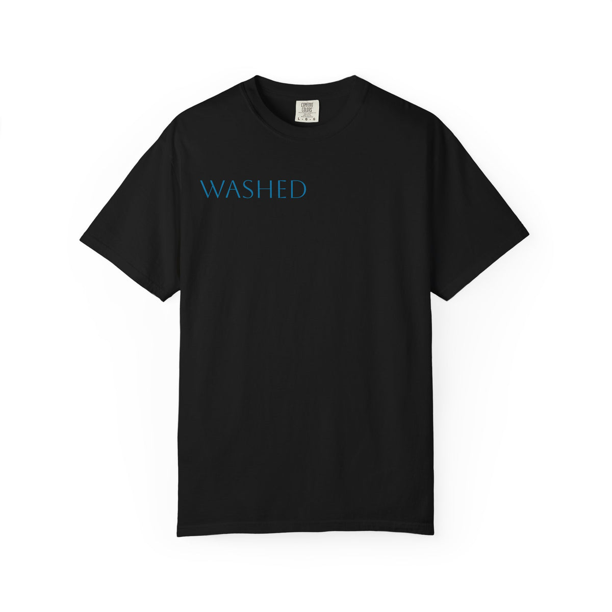 Washed Christian T-Shirt — "WASHED" Faith Graphic Tee (Revelation 1:5)